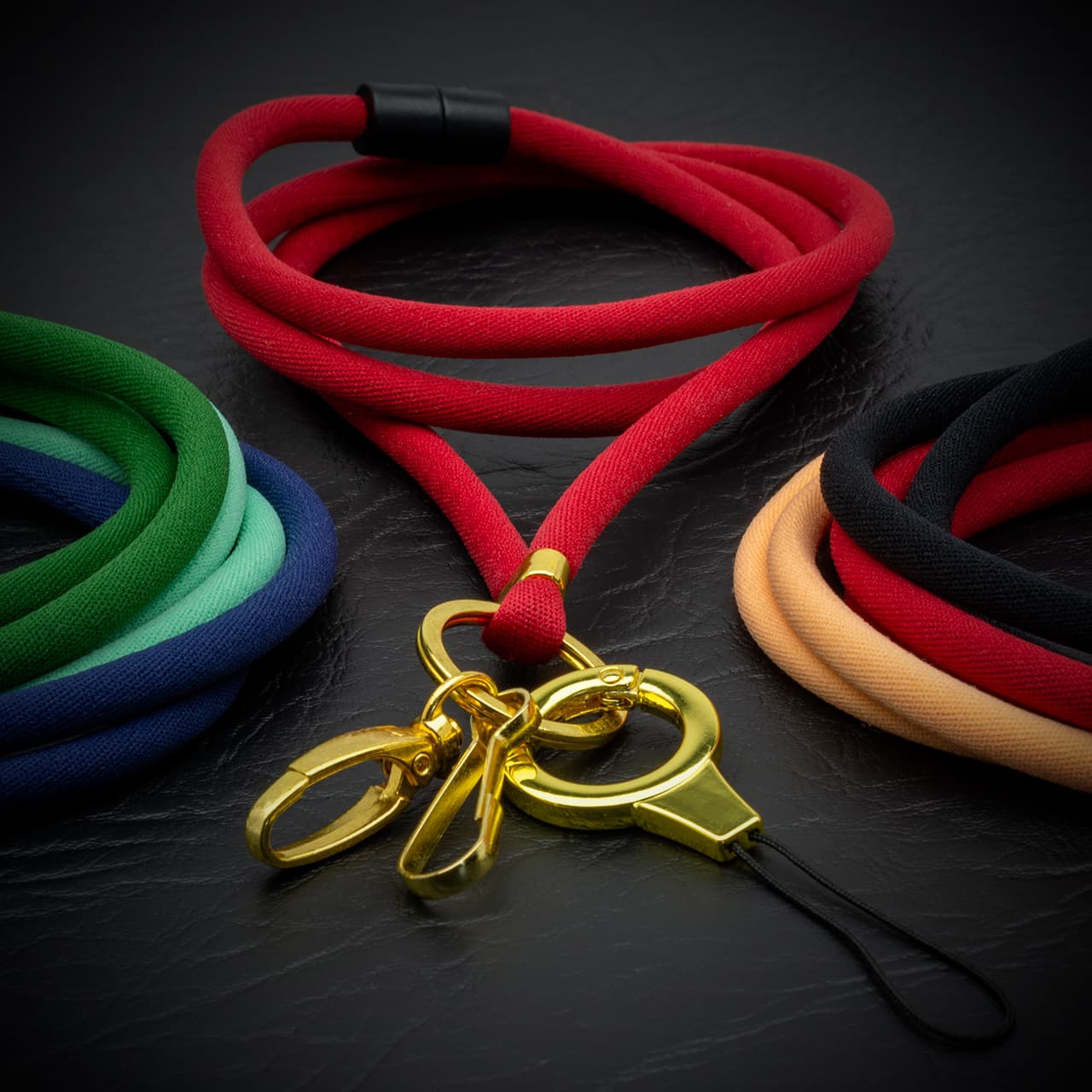 New range of Nylon cord lanyards added 