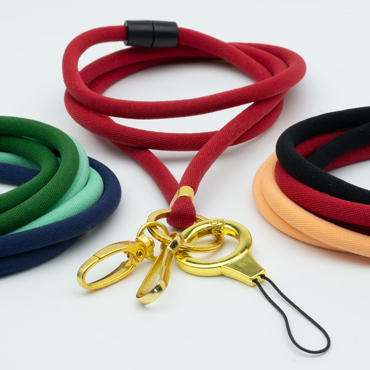 New range of Nylon cord lanyards added