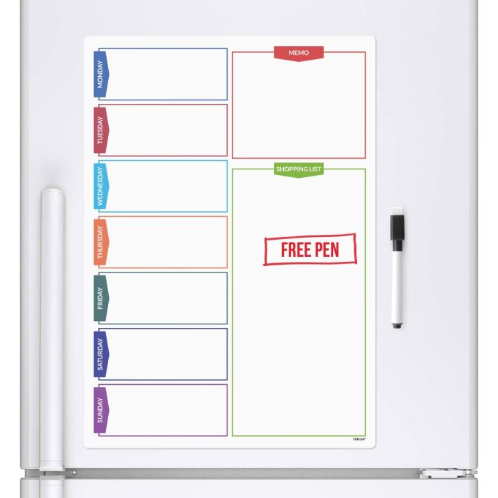 Tableau mémo magnétique MEMO