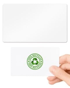 Biodegradable White Blank Plastic ID Cards Eco Friendly