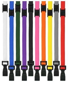 Lanyards with a plastic clip