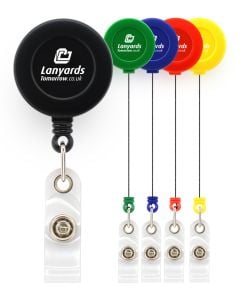 Retractable badge reel clips personalised