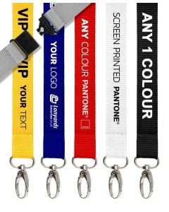 Personalised Lanyards Flat Polyester
