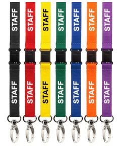 Staff Lanyards with metal clips 