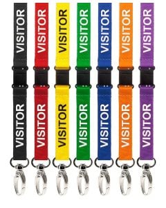 Visitor Lanyards printed