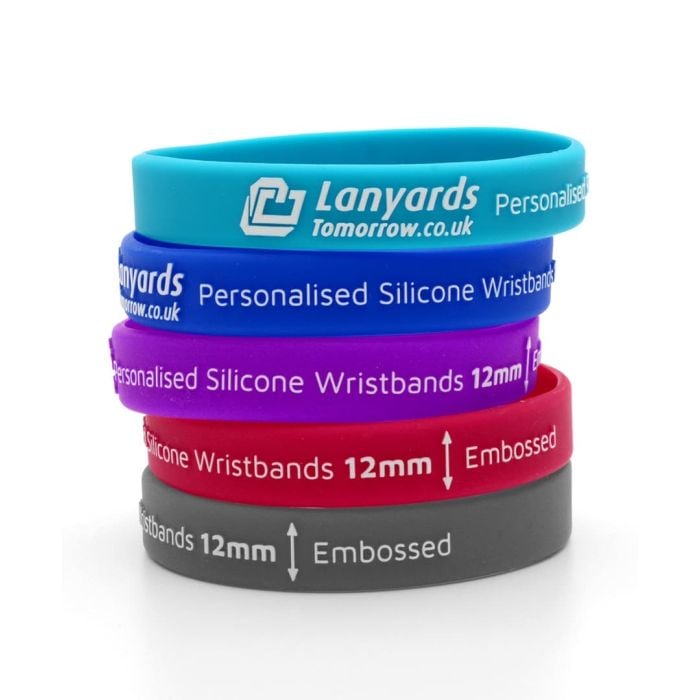 Personalised Silicone Wristbands | PRINTED & Embossed
