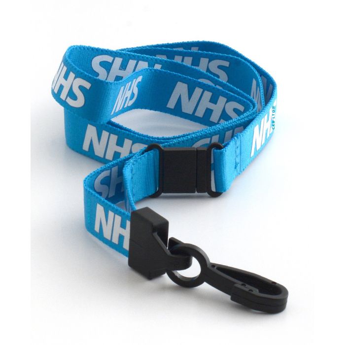 Printed Blue NHS Staff Lanyard From 0.58p Lanyards Tomorrow