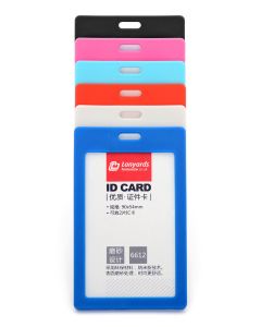Spirius CORDINO LACCETTO da collo & zip-Lock Plastica Impermeabile ID Card Badge Holder UK 